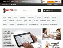 Tablet Screenshot of 1partes.com